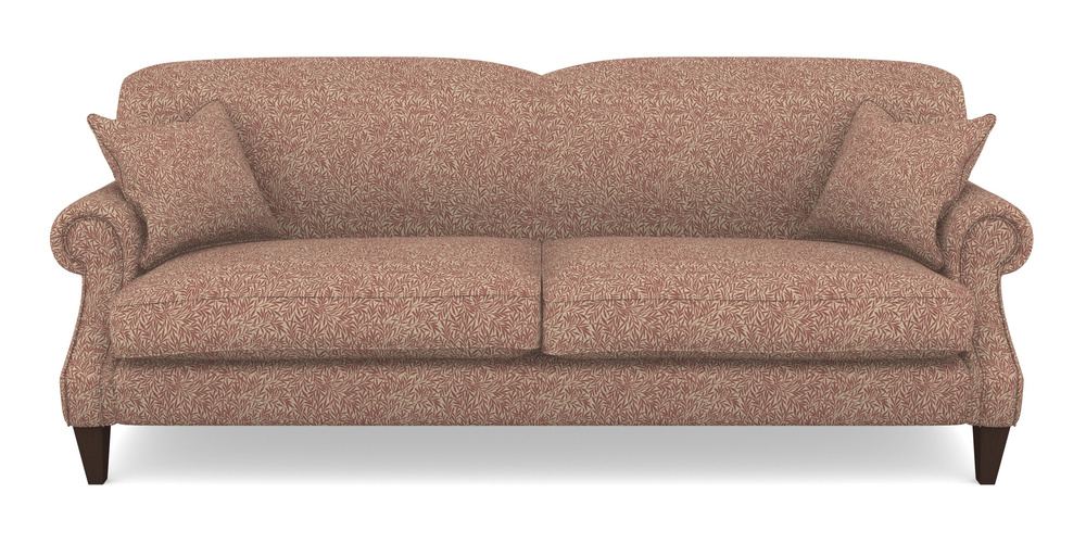Product photograph of Tangmere 4 Seater Sofa In V A Drawn From Nature Collection - Willow - Red from Sofas and Stuff Limited