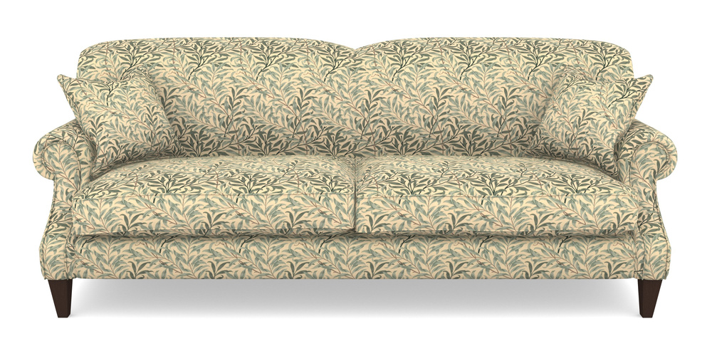 Product photograph of Tangmere 4 Seater Sofa In William Morris Collection - Willow Boughs - Cream Pale Green from Sofas and Stuff Limited