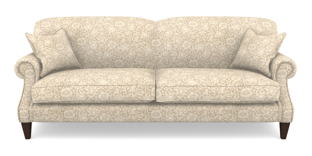 Product photograph of Tangmere 4 Seater Sofa In William Morris Collection - Mallow - Linen from Sofas and Stuff Limited