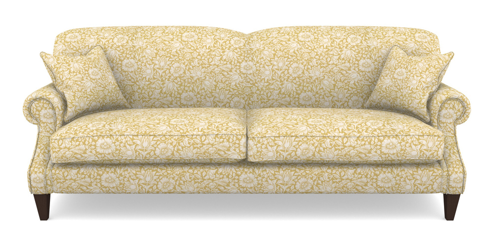 Product photograph of Tangmere 4 Seater Sofa In William Morris Collection - Mallow - Weld from Sofas and Stuff Limited