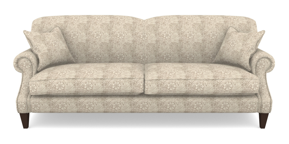 Product photograph of Tangmere 4 Seater Sofa In William Morris Collection - Marigold - Linen Ivory from Sofas and Stuff Limited