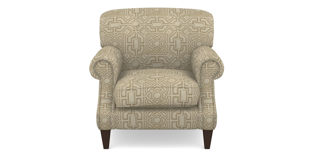 Product photograph of Tangmere Chair In Rhs Collection - Large Knot Garden Linen - Gold from Sofas and Stuff Limited