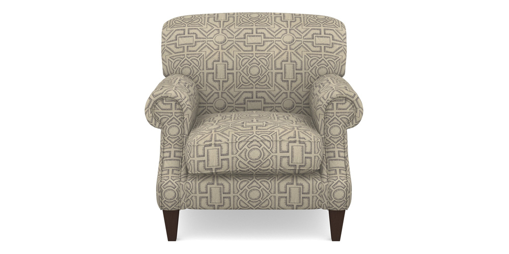 Product photograph of Tangmere Chair In Rhs Collection - Large Knot Garden Linen - Grey from Sofas and Stuff Limited