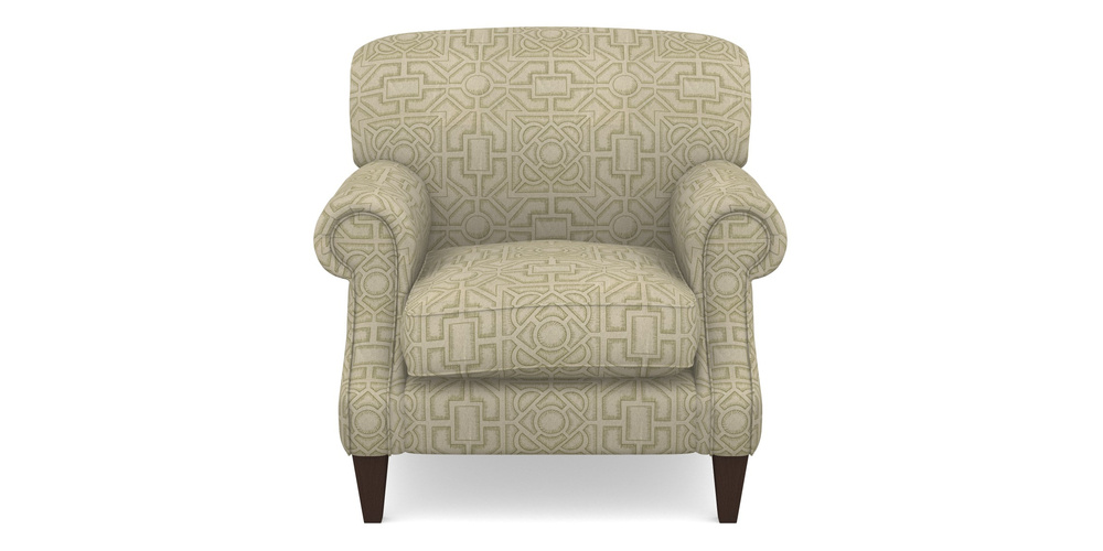 Product photograph of Tangmere Chair In Rhs Collection - Large Knot Garden Linen - Olive from Sofas and Stuff Limited