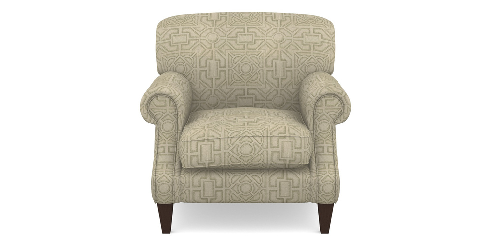 Product photograph of Tangmere Chair In Rhs Collection - Large Knot Garden Linen - Pistachio from Sofas and Stuff Limited