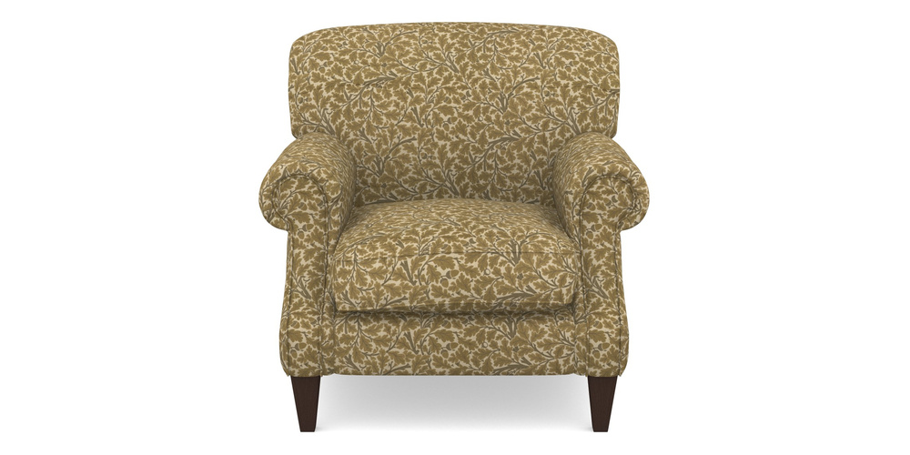 Product photograph of Tangmere Chair In V A Drawn From Nature Collection - Oak Tree - Gold from Sofas and Stuff Limited