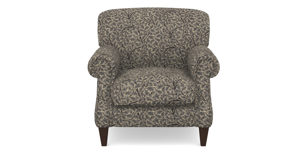 Product photograph of Tangmere Chair In V A Drawn From Nature Collection - Oak Tree - Navy from Sofas and Stuff Limited
