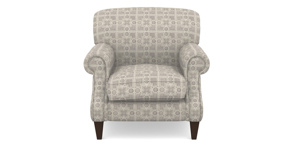 Product photograph of Tangmere Chair In Rhs Collection - Small Knot Garden Cotton Weave - Grey from Sofas and Stuff Limited