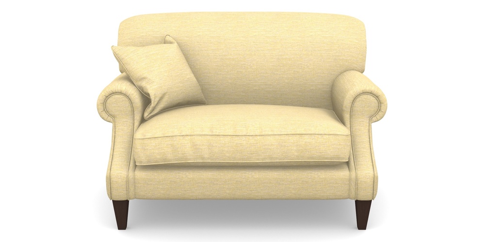 Product photograph of Tangmere Snuggler In Aqua Clean Hove - Lemon from Sofas and Stuff Limited