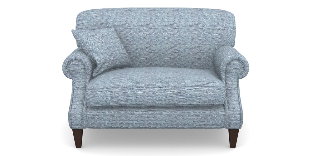 Product photograph of Tangmere Snuggler In Aqua Clean Oban - Denim from Sofas and Stuff Limited