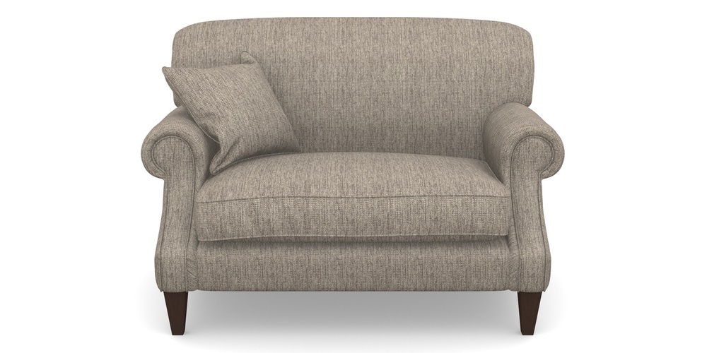 Product photograph of Tangmere Snuggler In Aqua Clean Tenby - Chestnut from Sofas and Stuff Limited