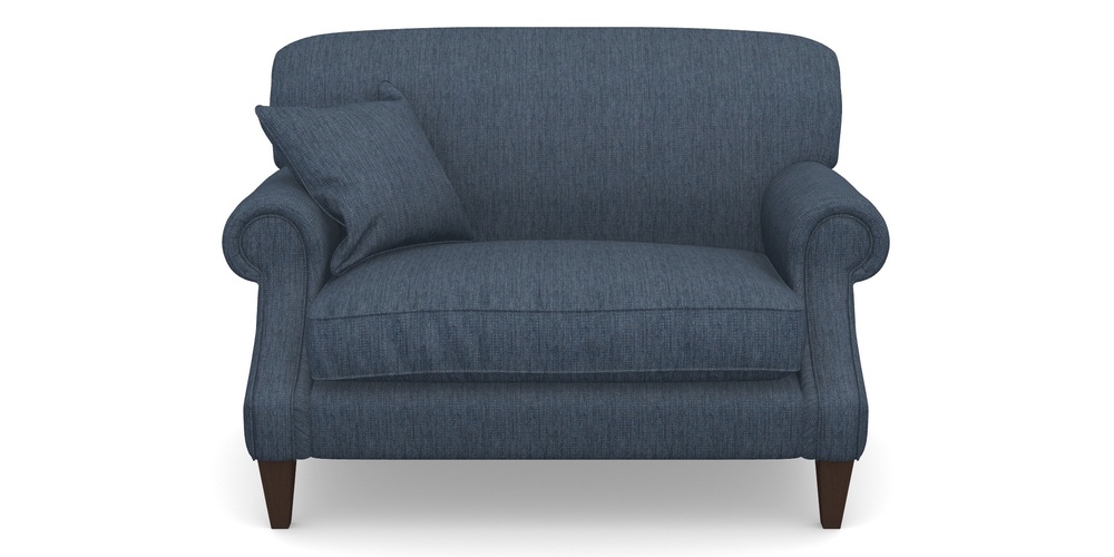 Product photograph of Tangmere Snuggler In Aqua Clean Tenby - Navy from Sofas and Stuff Limited