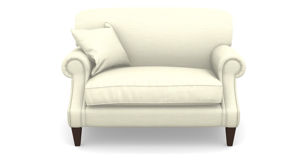 Product photograph of Tangmere Snuggler In Basket Weave - Cream from Sofas and Stuff Limited