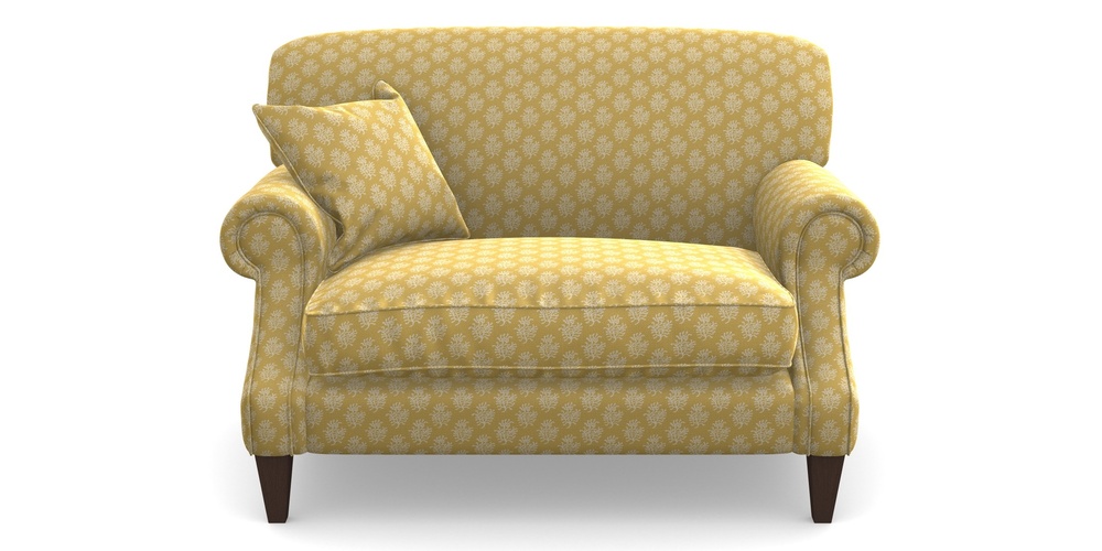 Product photograph of Tangmere Snuggler In Cloth 21 - Coral 1 - Canary from Sofas and Stuff Limited