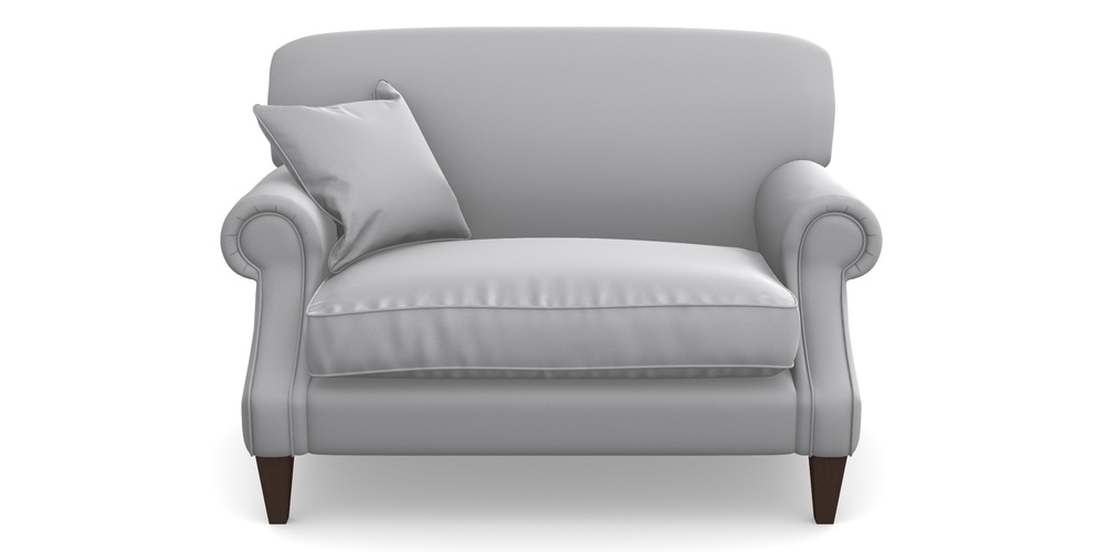 Product photograph of Tangmere Snuggler In Clever Glossy Velvet - Fifty Shades from Sofas and Stuff Limited