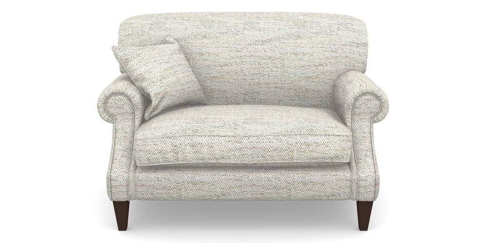 Product photograph of Tangmere Snuggler In Chunky Herringbone - Chunky Herringbone Natural from Sofas and Stuff Limited