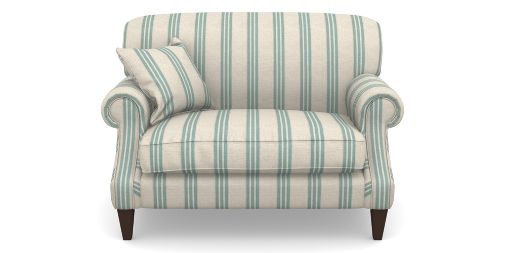 Product photograph of Tangmere Snuggler In Cloth 18 Stripes - Bengal - Basil from Sofas and Stuff Limited