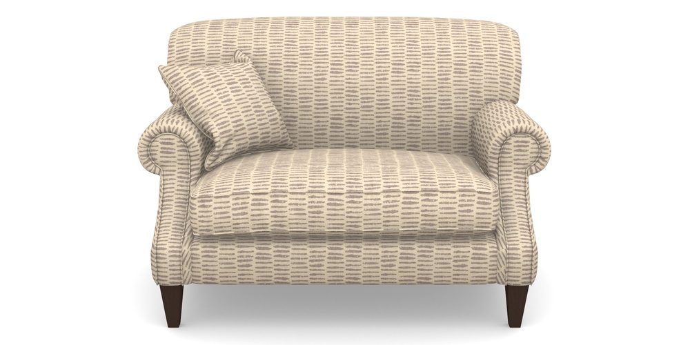 Product photograph of Tangmere Snuggler In Cloth 18 - Daub - Berry from Sofas and Stuff Limited