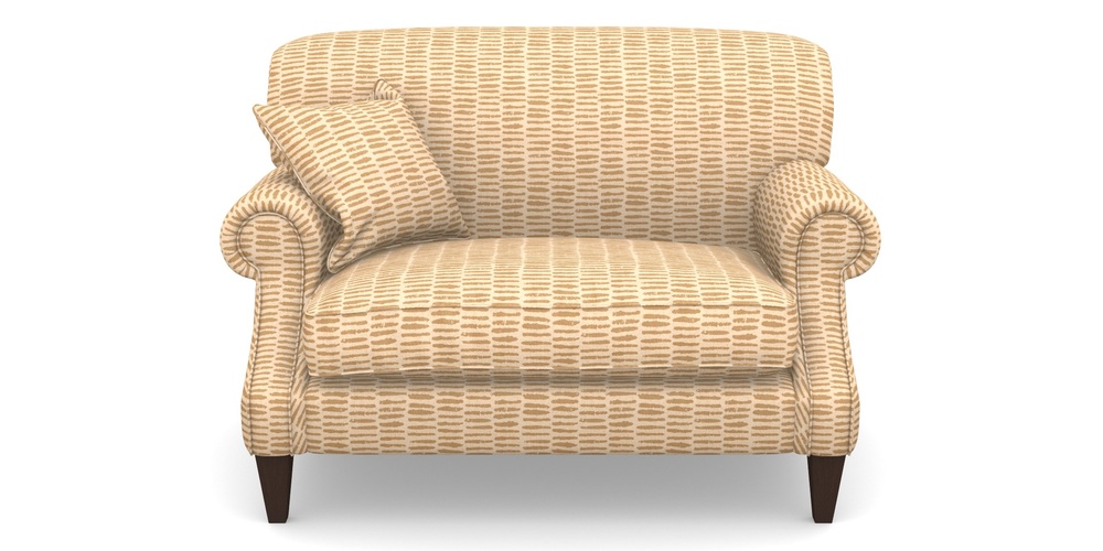 Product photograph of Tangmere Snuggler In Cloth 18 - Daub - Fudge from Sofas and Stuff Limited