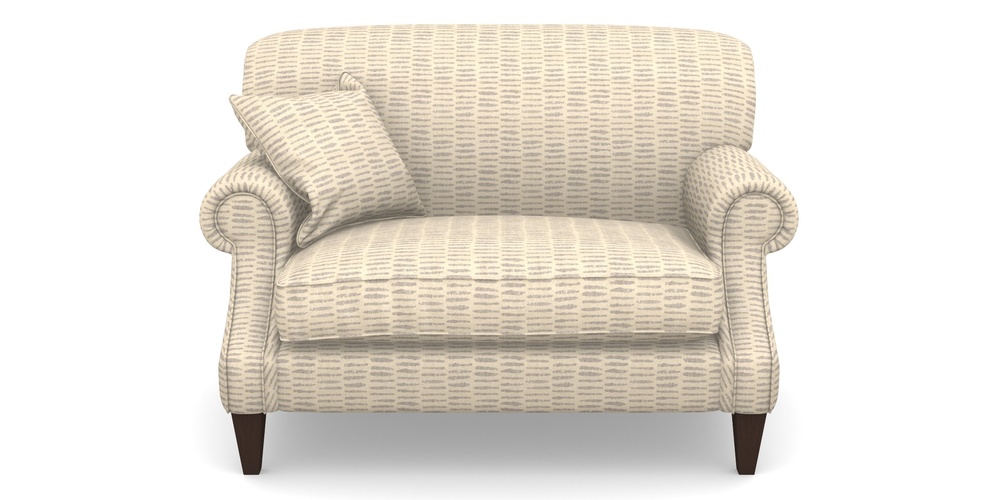 Product photograph of Tangmere Snuggler In Cloth 18 - Daub - Lavender from Sofas and Stuff Limited