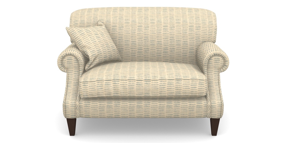 Product photograph of Tangmere Snuggler In Cloth 18 - Daub - Monsoon from Sofas and Stuff Limited