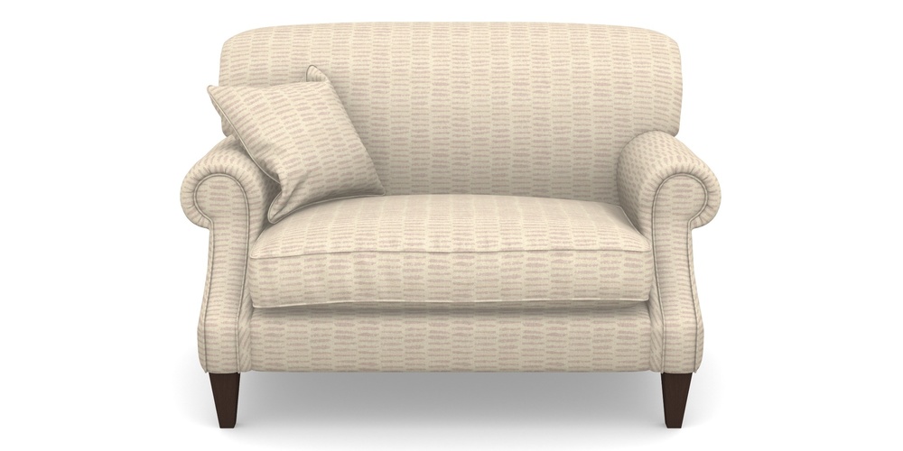 Product photograph of Tangmere Snuggler In Cloth 18 - Daub - Rose from Sofas and Stuff Limited