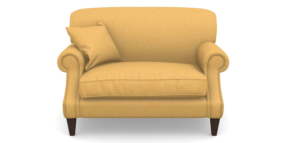 Product photograph of Tangmere Snuggler In Clever Cotton Mix - Mustard from Sofas and Stuff Limited