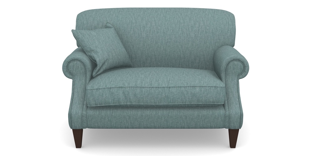 Product photograph of Tangmere Snuggler In Clever Cotton Mix - Teal from Sofas and Stuff Limited