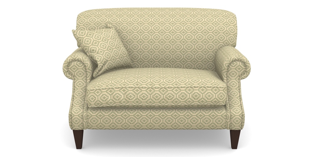 Product photograph of Tangmere Snuggler In Cloth 18 - Tile - Fennel from Sofas and Stuff Limited