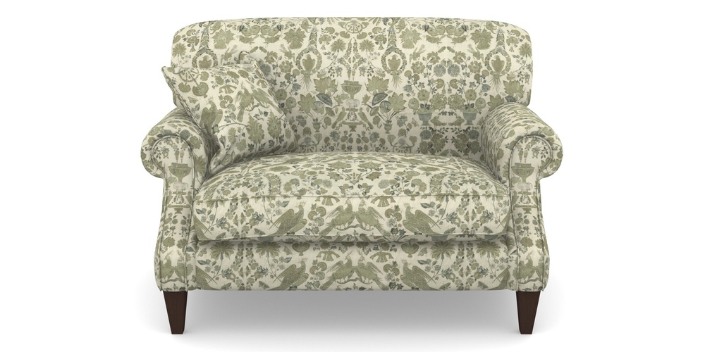 Product photograph of Tangmere Snuggler In V A Brompton Collection - Coromandel - Basil from Sofas and Stuff Limited