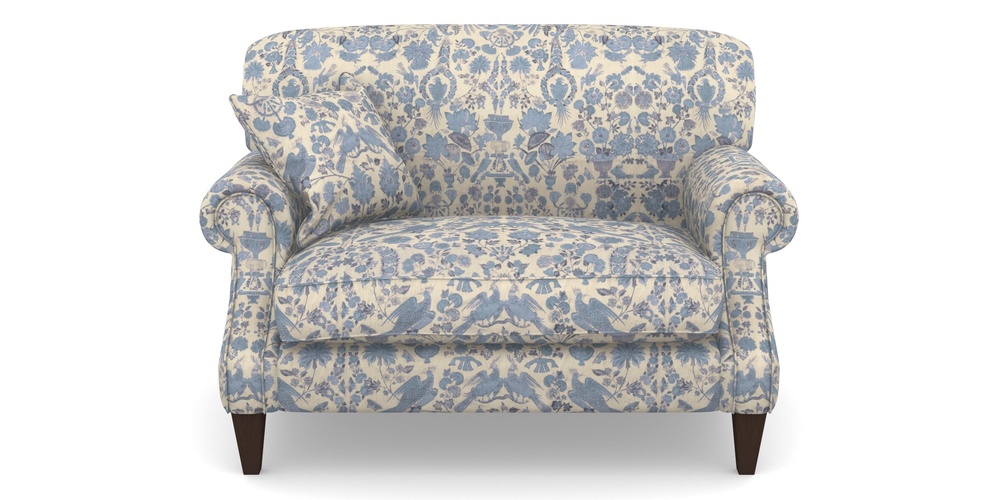 Product photograph of Tangmere Snuggler In V A Brompton Collection - Coromandel - Morning Blue from Sofas and Stuff Limited