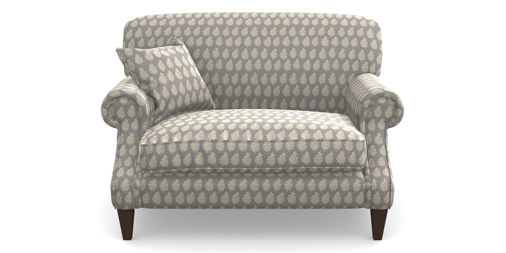 Product photograph of Tangmere Snuggler In Cloth 21 - Oak Leaf - Magnesium from Sofas and Stuff Limited