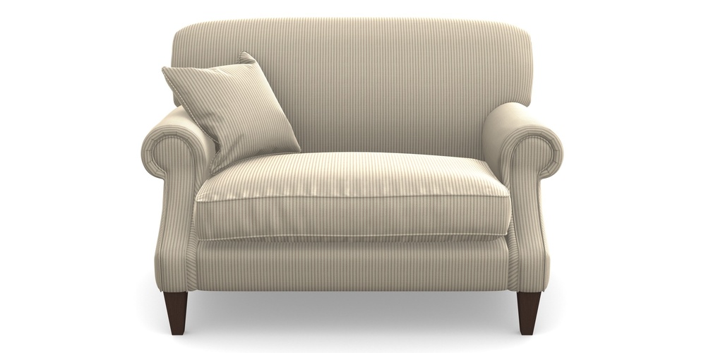 Product photograph of Tangmere Snuggler In Cloth 21 - Simple Stripe - Beech from Sofas and Stuff Limited