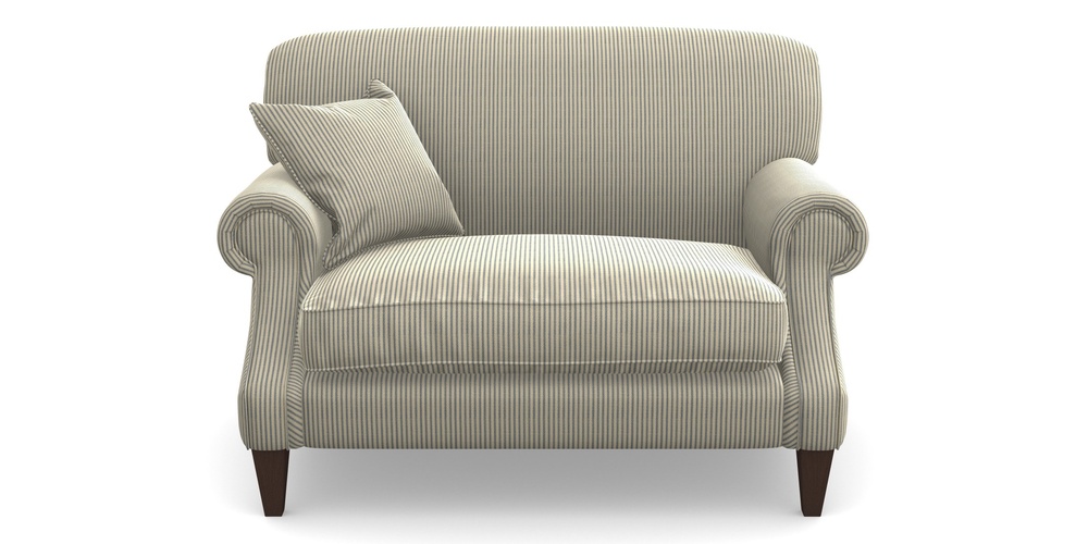 Product photograph of Tangmere Snuggler In Cloth 21 - Simple Stripe - Bilberry from Sofas and Stuff Limited