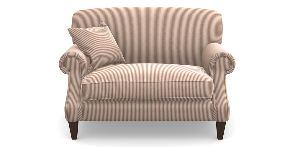 Product photograph of Tangmere Snuggler In Cloth 21 - Simple Stripe - Cassis from Sofas and Stuff Limited