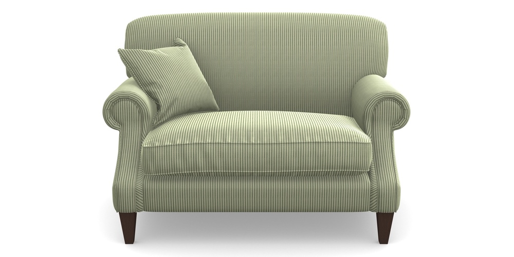 Product photograph of Tangmere Snuggler In Cloth 21 - Simple Stripe - Forest from Sofas and Stuff Limited