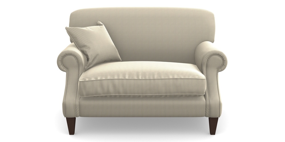 Product photograph of Tangmere Snuggler In Cloth 21 - Simple Stripe - Magnesium from Sofas and Stuff Limited