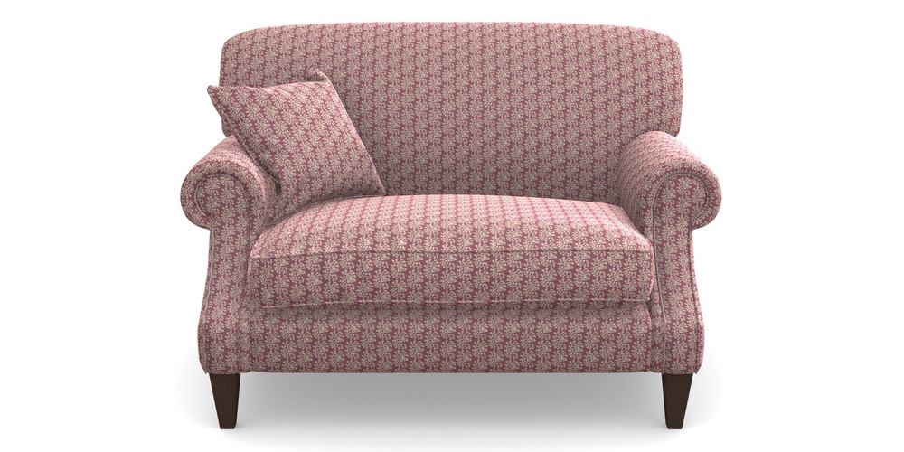 Product photograph of Tangmere Snuggler In Cloth 21 - Spring Twig - Cassis from Sofas and Stuff Limited