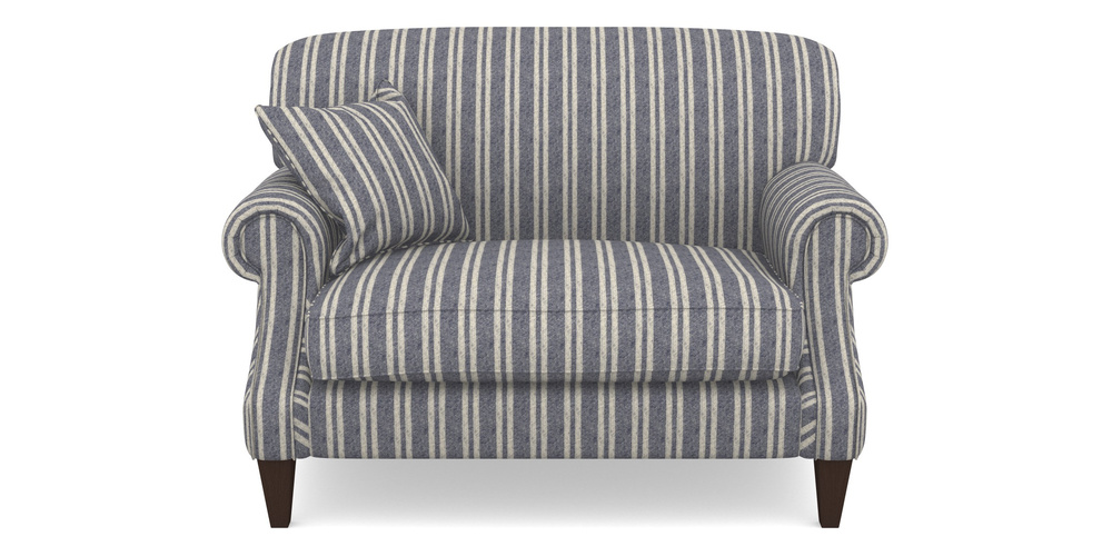 Product photograph of Tangmere Snuggler In Cloth 22 - Barcode - Deep Water from Sofas and Stuff Limited