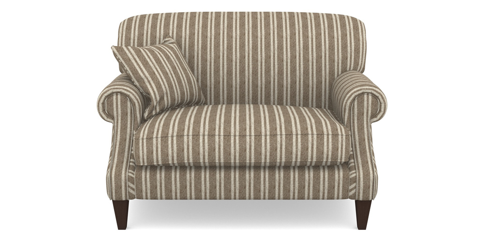 Product photograph of Tangmere Snuggler In Cloth 22 - Barcode - Peat from Sofas and Stuff Limited