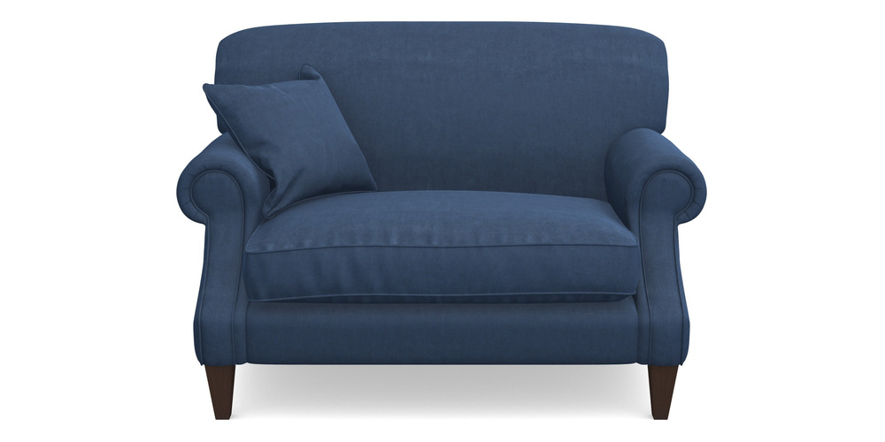 Product photograph of Tangmere Snuggler In Clever Tough And Eco Velvet - Agean from Sofas and Stuff Limited