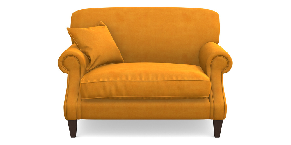 Product photograph of Tangmere Snuggler In Clever Tough And Eco Velvet - Spice from Sofas and Stuff Limited