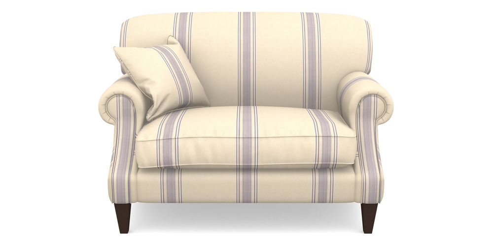 Product photograph of Tangmere Snuggler In Cloth 22 - Racing Stripes Cheltenham - Blueberry from Sofas and Stuff Limited