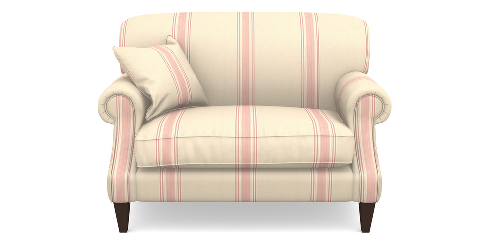 Product photograph of Tangmere Snuggler In Cloth 22 - Racing Stripes Cheltenham - Cherry from Sofas and Stuff Limited