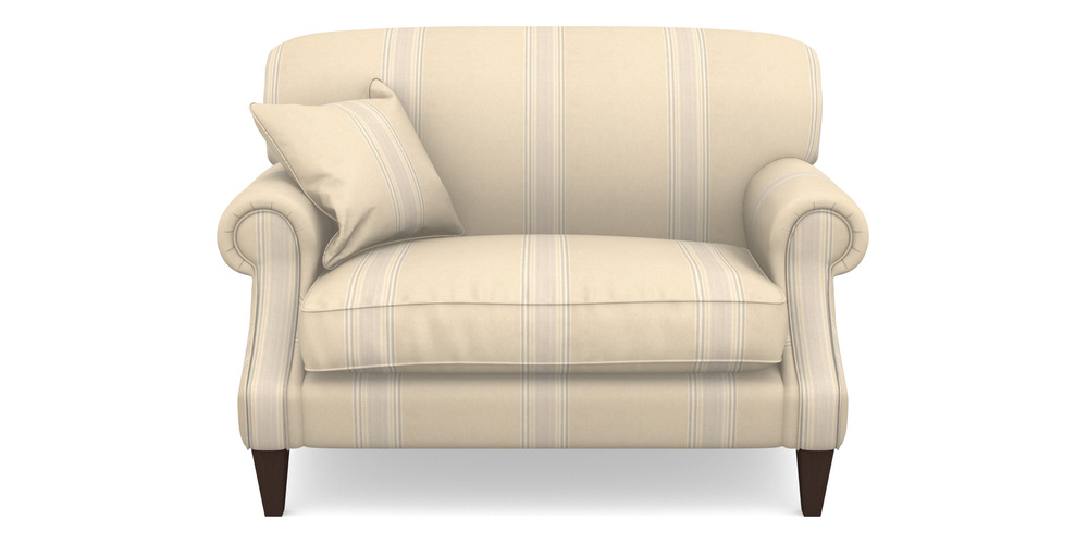 Product photograph of Tangmere Snuggler In Cloth 22 - Racing Stripes Cheltenham - Dove from Sofas and Stuff Limited