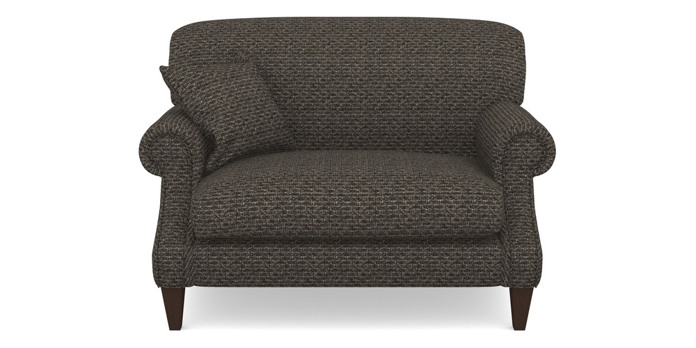 Product photograph of Tangmere Snuggler In Cloth 20 - Design 3 - Chestnut Weave from Sofas and Stuff Limited