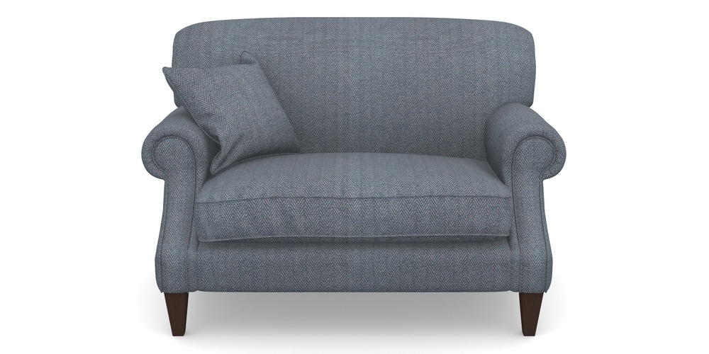 Product photograph of Tangmere Snuggler In Dundee Herringbone - Denim from Sofas and Stuff Limited