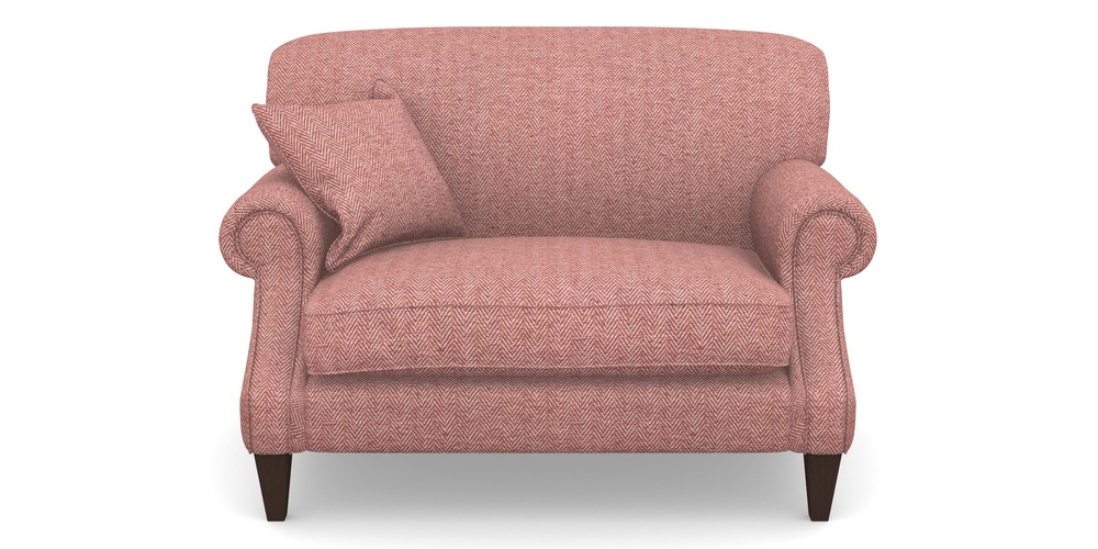 Product photograph of Tangmere Snuggler In Dundee Herringbone - Rose from Sofas and Stuff Limited