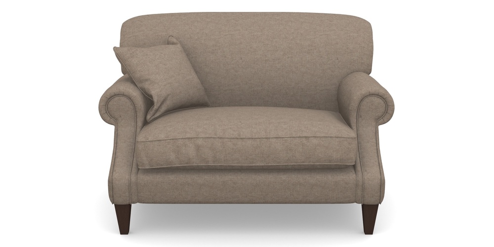 Product photograph of Tangmere Snuggler In Easy Clean Plain - Camel from Sofas and Stuff Limited