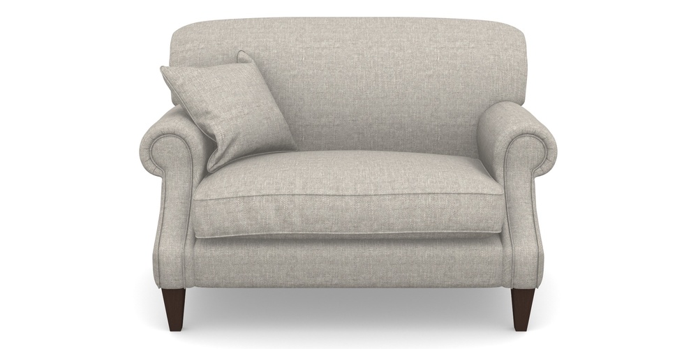 Product photograph of Tangmere Snuggler In Easy Clean Plain - Dove from Sofas and Stuff Limited